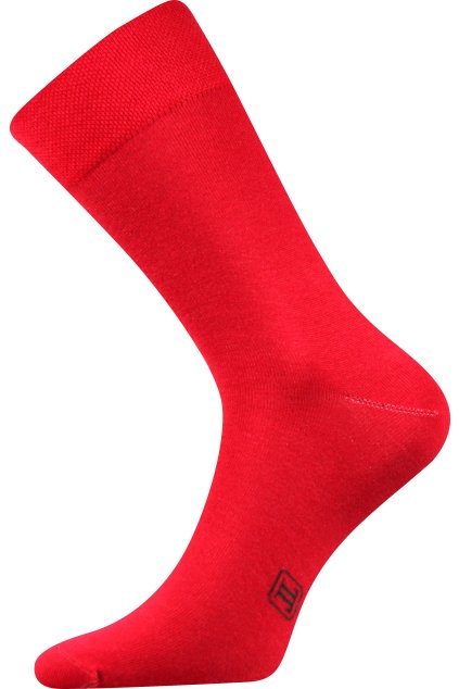 ponožky Decolor - červená (Velikost 39-42 (26-28), 1 pár)
