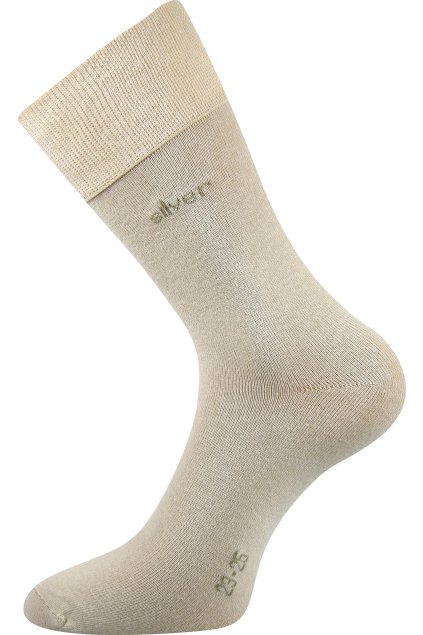 ponožky Desilve - béžová (Velikost 35-38 (23-25), 3 pár)