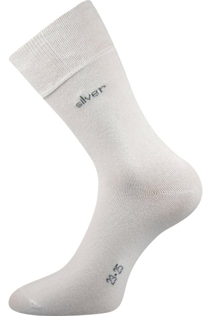 ponožky Desilve - bílá (Velikost 35-38 (23-25), 3 pár)