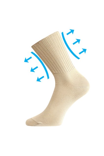 ponožky Diarten - béžová (Velikost 35-37 (23-24), 3 pár)