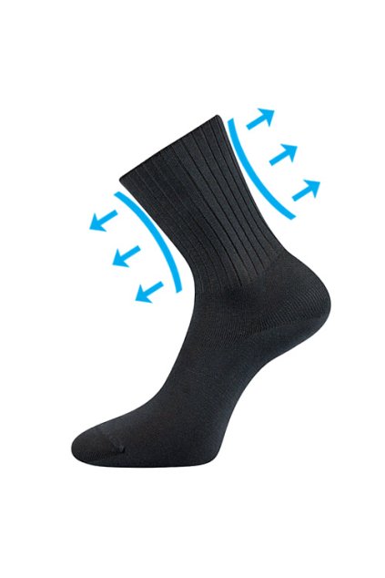 ponožky Diarten - tmavě šedá (Velikost 35-37 (23-24), 3 pár)