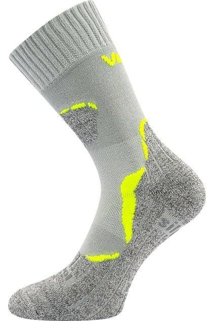 ponožky Dualix - světle šedá (Velikost 35-38 (23-25), 1 pár)