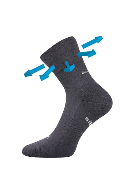 ponožky Enigma Medicine VoXX - tmavě šedá