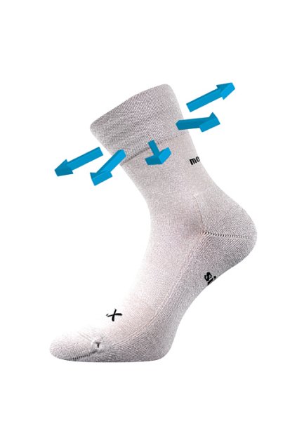 ponožky Enigma Medicine - světle šedá (Velikost 35-38 (23-25), 1 pár)