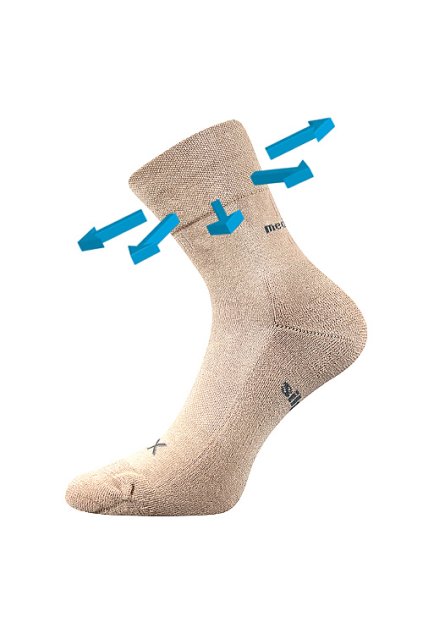 ponožky Enigma Medicine - béžová (Velikost 35-38 (23-25), 1 pár)