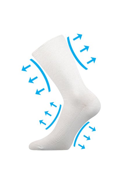 ponožky Oregan - bílá (Velikost 35-38 (23-25), 1 pár)