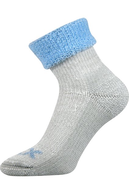 ponožky Quanta - světle modrá (Velikost 35-38 (23-25), 1 pár)