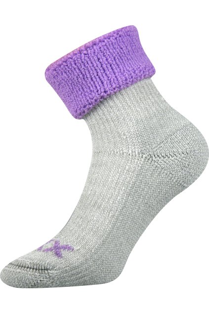 ponožky Quanta - fialová (Velikost 35-38 (23-25), 1 pár)