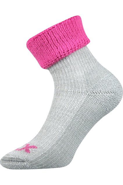 ponožky Quanta - růžová (Velikost 35-38 (23-25), 1 pár)