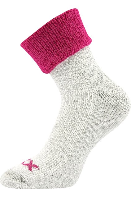 ponožky Quanta - magenta (Velikost 35-38 (23-25), 1 pár)