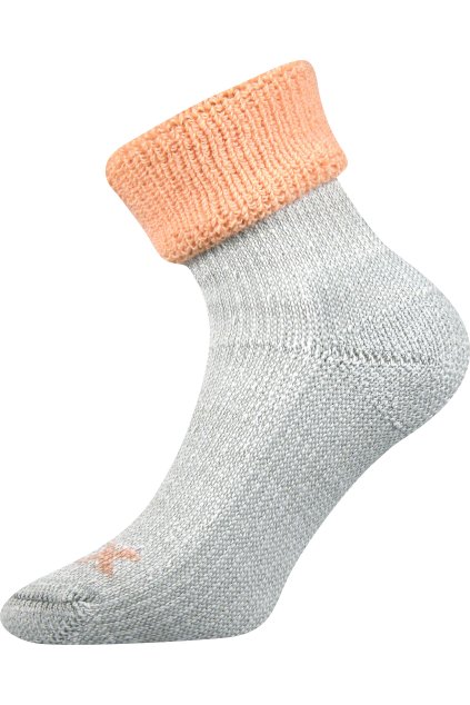 ponožky Quanta - meruňková (Velikost 35-38 (23-25), 1 pár)