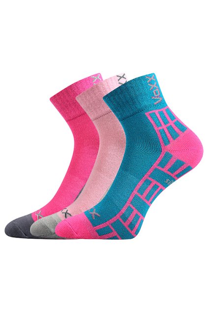 ponožky Maik - mix holka (Velikost 16-19 (11-13), 3 pár)