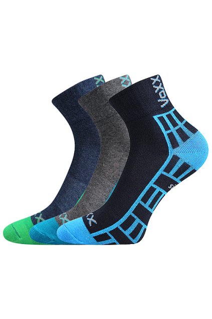 ponožky Maik - mix kluk (Velikost 20-24 (14-16), 3 pár)