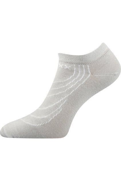 ponožky Rex 02 - světle šedá (Velikost 35-38 (23-25), 3 pár)