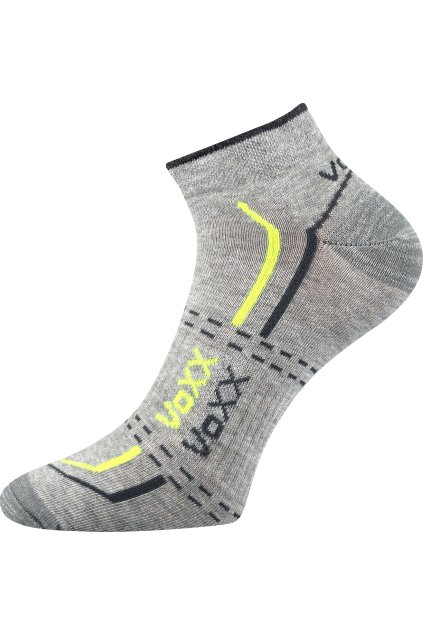 ponožky Rex 11 - světle šedá melé (Velikost 35-38 (23-25), 3 pár)