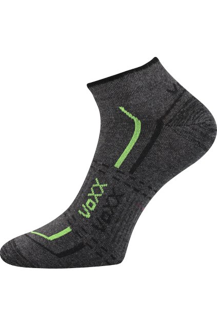 ponožky Rex 11 - tmavě šedá melé (Velikost 35-38 (23-25), 3 pár)