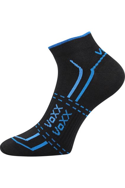 ponožky Rex 11 - černá (Velikost 35-38 (23-25), 3 pár)