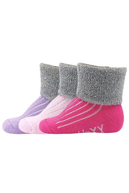 ponožky Lunik - mix holka (Velikost 14-17 (9-11), 3 pár)