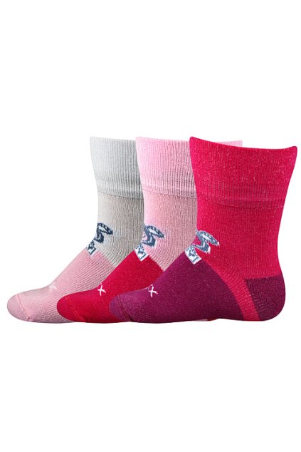 ponožky Sebík - mix holka (Velikost 18-20 (12-14), 3 pár)