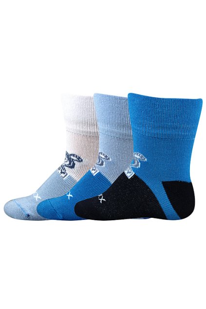 ponožky Sebík - mix kluk (Velikost 14-17 (9-11), 3 pár)