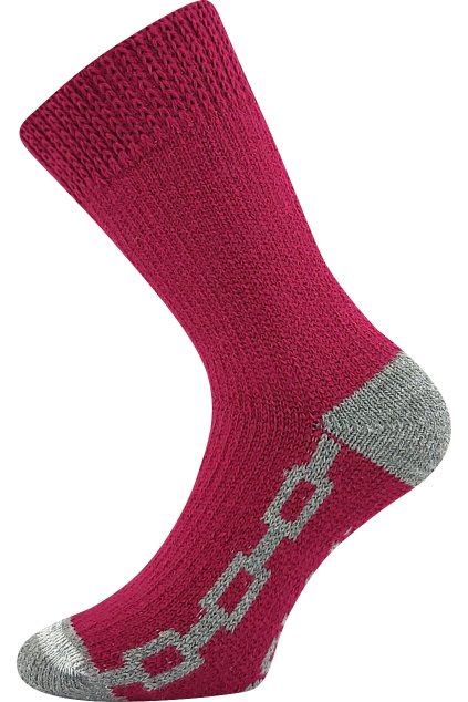 ponožky Spací - fuxia (Velikost 35-38 (23-25), 1 pár)