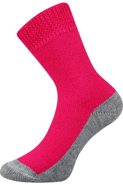 ponožky Spací - magenta (Velikost 35-38 (23-25), 1 pár)