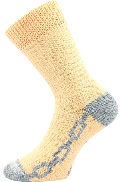 ponožky Spací - meruňková (Velikost 35-38 (23-25), 1 pár)