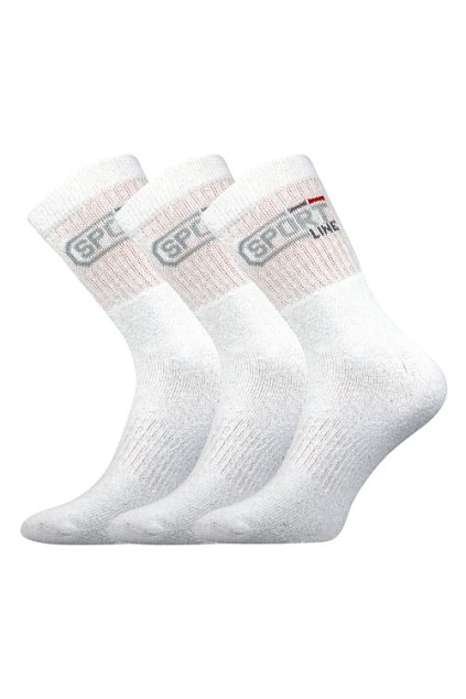 ponožky Spot 3pack - bílá (Velikost 35-38 (23-25), 1 pack)