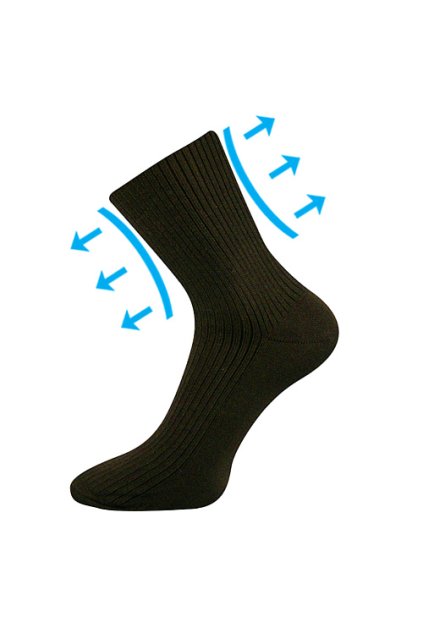 ponožky Viktor - hnědá (Velikost 46-48 (31-32), 3 pár)