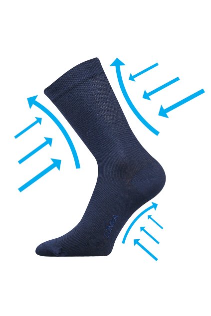 ponožky Kooper - tmavě modrá (Velikost 35-38 (23-25), 1 pár)
