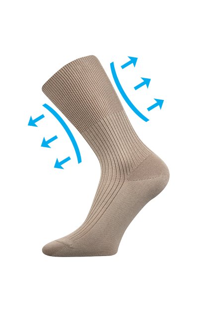 ponožky Zdravan - béžová (Velikost 35-37 (23-24), 3 pár)