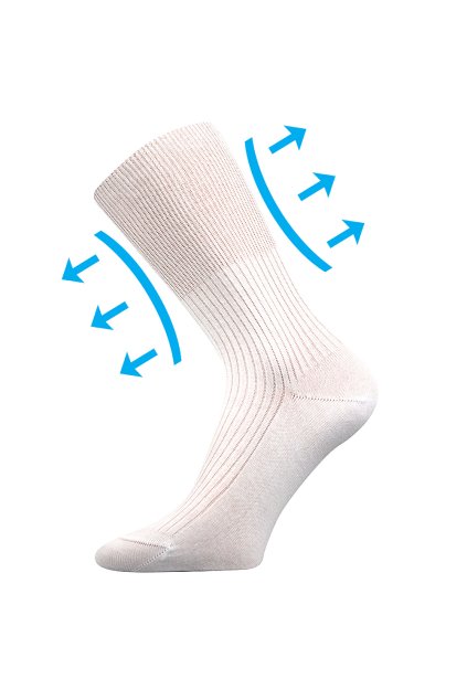 ponožky Zdravan - bílá (Velikost 35-37 (23-24), 3 pár)