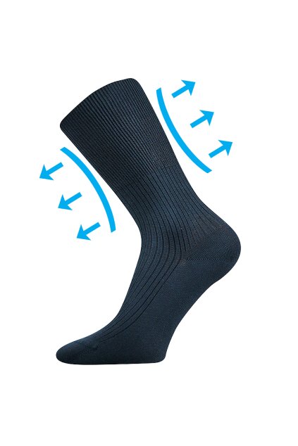ponožky Zdravan - tmavě modrá (Velikost 35-37 (23-24), 3 pár)