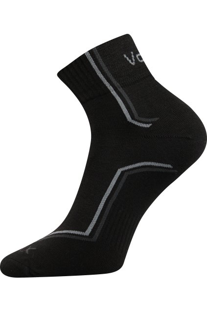 ponožky Kroton - černá (Velikost 35-38 (23-25), 3 pár)