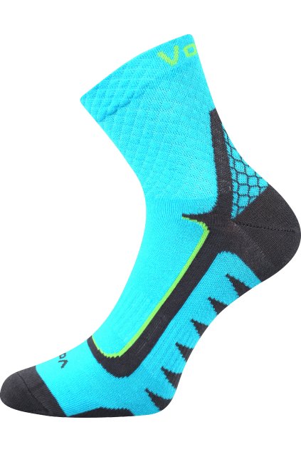 ponožky Kryptox - tyrkys (Velikost 39-42 (26-28), 3 pár)