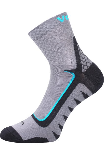 ponožky Kryptox - šedá (Velikost 35-38 (23-25), 3 pár)