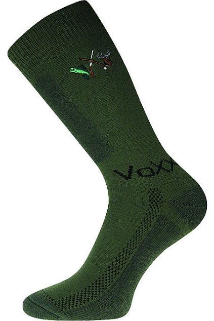 ponožky Lander - tmavě zelená (Velikost 41-42 (27-28), 1 pár)