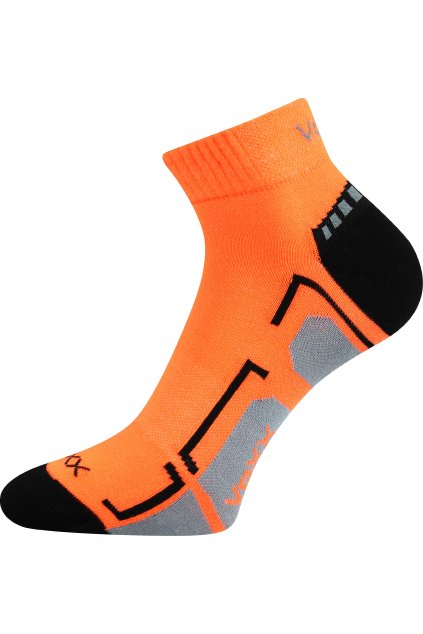 ponožky Flash - neon oranžová (Velikost 35-38 (23-25), 3 pár)
