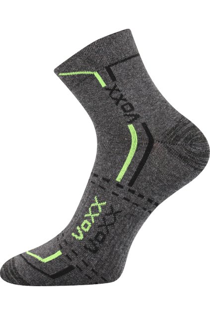 ponožky Franz 03 - tmavě šedá melé (Velikost 35-38 (23-25), 3 pár)