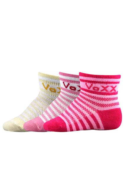 ponožky Fredíček - mix holka (Velikost 11-13 (7-9), 3 pár)
