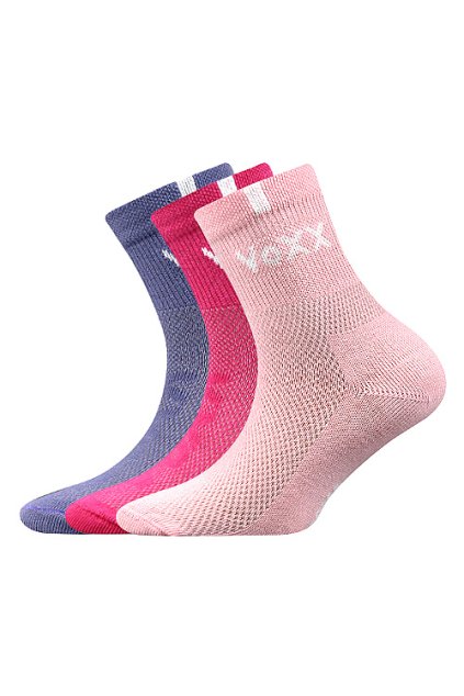 ponožky Fredík - mix holka (Velikost 20-24 (14-16), 3 pár)