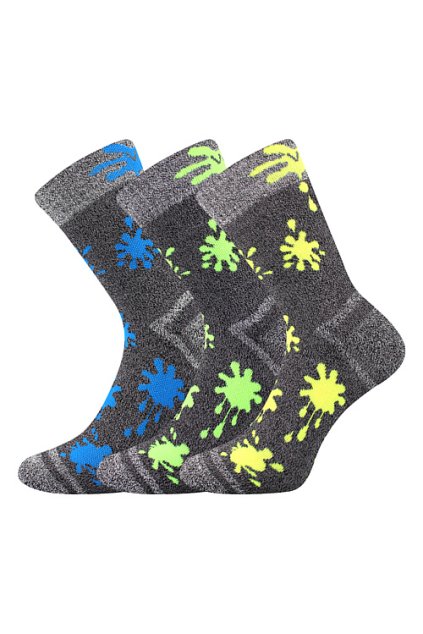 ponožky Hawkik - mix kluk (Velikost 20-24 (14-16), 3 pár)