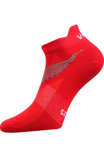 ponožky Iris - červená (Velikost 35-38 (23-25), 3 pár)