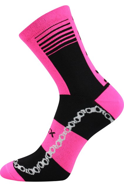 ponožky Ralfi - neon růžová (Velikost 35-38 (23-25), 1 pár)