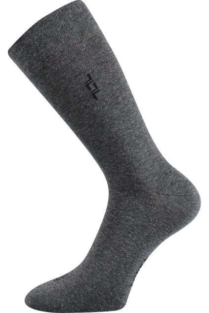 ponožky Despok - antracit melé (Velikost 39-42 (26-28), 3 pár)