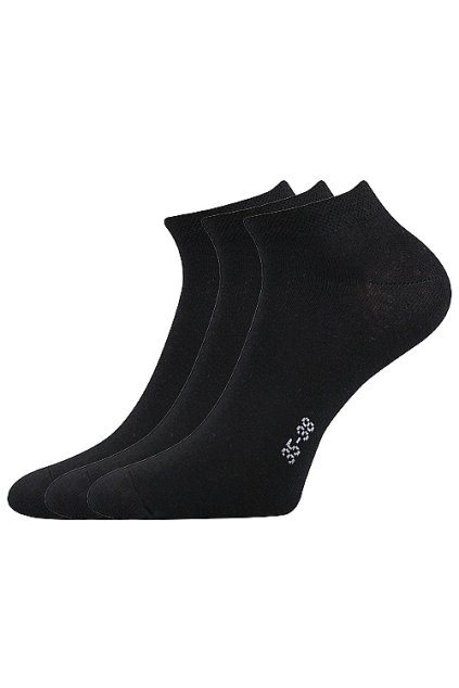 ponožky Hoho - černá (Velikost 35-38 (23-25), 3 pár)