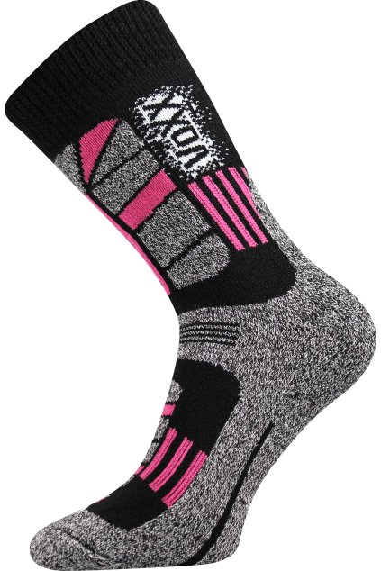 ponožky Traction I - magenta (Velikost 35-38 (23-25), 1 pár)