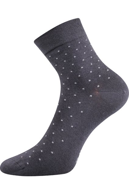 ponožky Fiona - tmavě šedá (Velikost 35-38 (23-25), 3 pár)