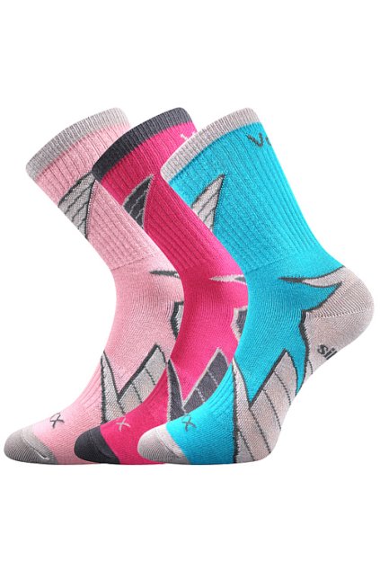 ponožky Joskik - mix holka (Velikost 20-24 (14-16), 3 pár)