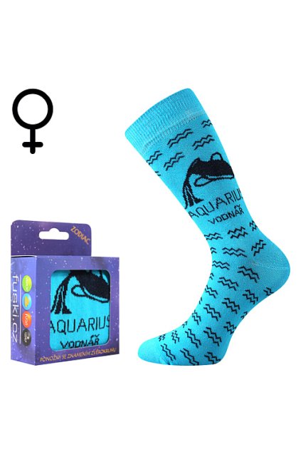 ponožky Zodiac - VODNÁŘ dámské (Velikost 38-41 (25-27), 1 pár)